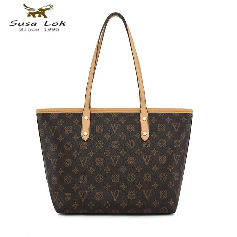 

Leather Casual Tote Bag Vintage Women Bags Luxury Handbags for Women 2022 Designer Fashion Shoulder Bag Big Women's Bag Shopper