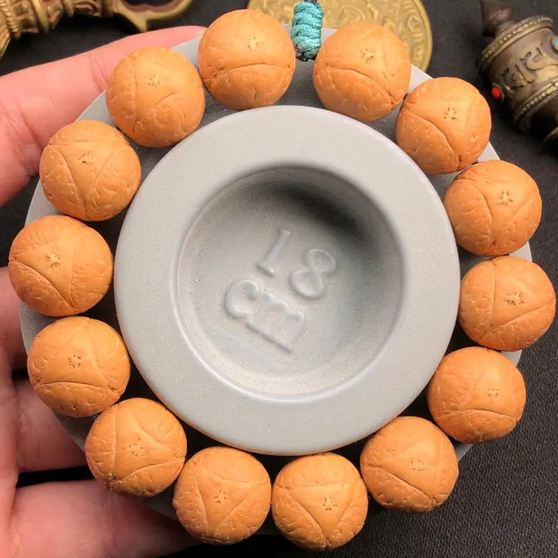 Подлинные товары Непал Longans Kirin Eye Будда бусины браслет Fengyan семена Бодхи желтая