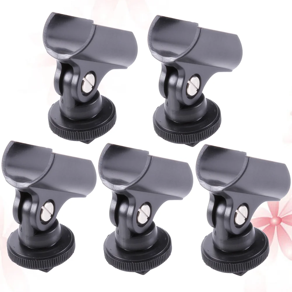 

Microphone Holder Mic Clip Clamp Mount Clipsstands Standhot Shoe Cordless Table