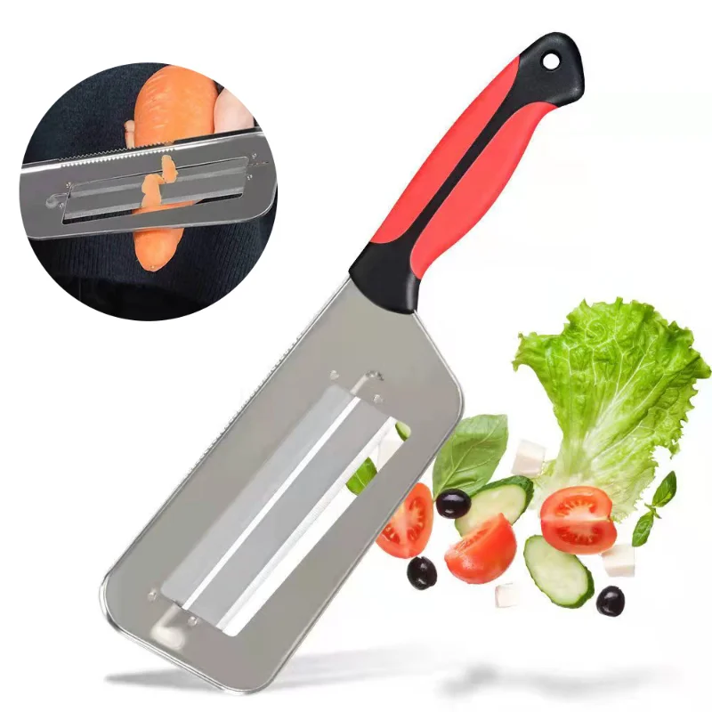

Слайсер для капусты, нож для нарезки лука, лезвие с двумя ломтиками, слайсер для овощей, нарезка, кухонный нож, нож для очистки рыбьей чешуи