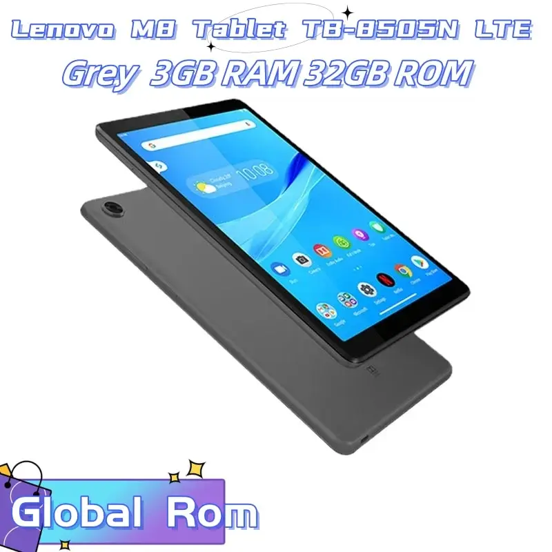Lenovo Tab M8 телефон с 10,1-дюймовым дисплеем, ОЗУ 3 ГБ, ПЗУ 32 ГБ ...