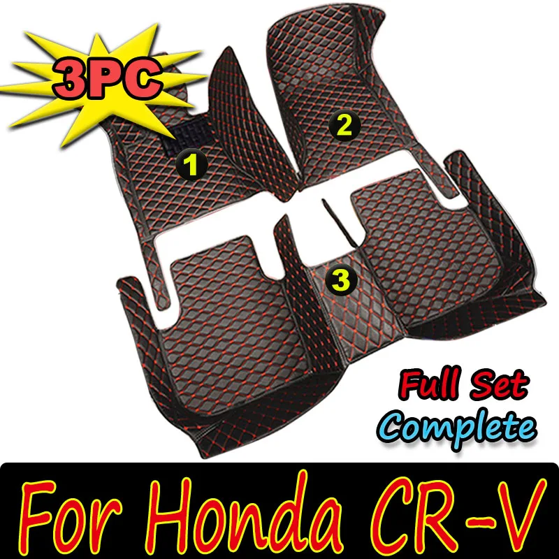 

For Honda CR-V CRV CR V RS 2023 2024 2025 Car Floor Mats Non-hybrid Auto Waterproof Alfombra Para Auto Car Accessories Interior