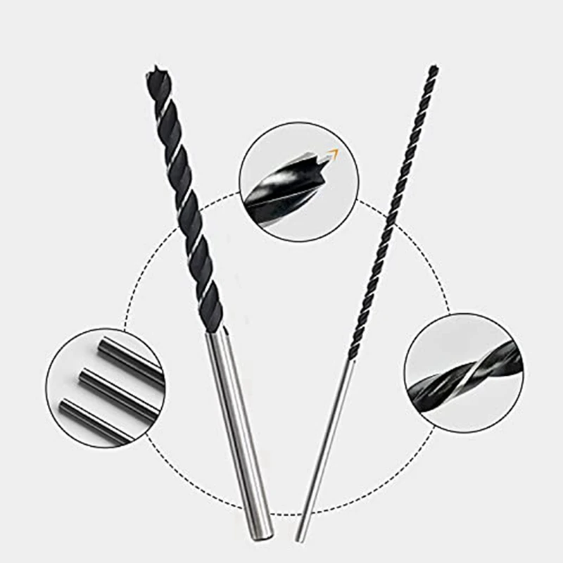 Набор сверл по дереву 12 дюймов 300 мм 7 шт.