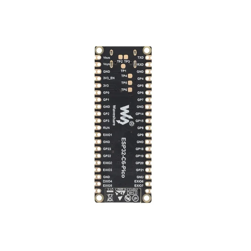 Фото Плата разработки ESP32-C6-Pico с поддержкой Wi-Fi 6, процессор 5-160 МГц, модуль ESP32-C6--1 №4