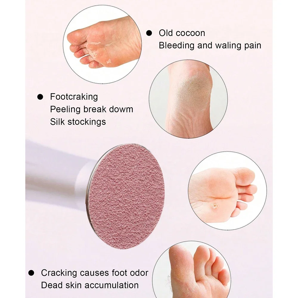 100 шт./кор. красочная шлифовальная бумага 25 мм с металлическим валом пилка для ног