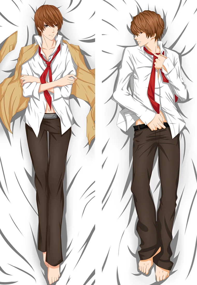 

New Pattern Death Note Man Anime Pillow Cover case Sexy Girl Double-Sided Bedding Hugging Body Pillowcase