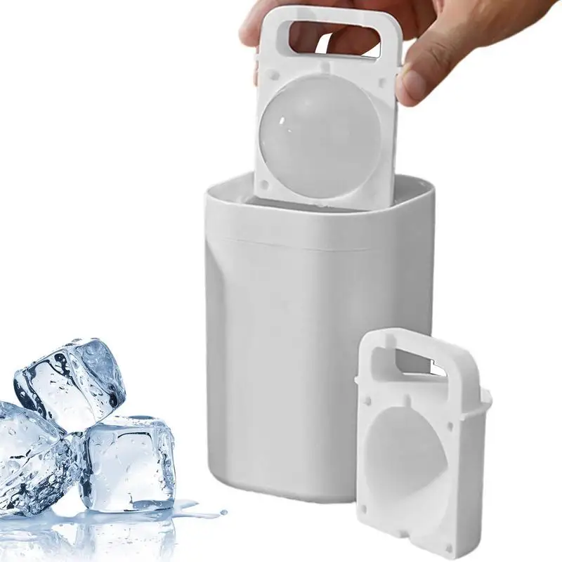

Whiskey Ice Cube Maker Round Ice Cube Make Mould Food-grade Ice Maker Machine Quick Freezer Ice Mold Tray Kitchen Gadgets