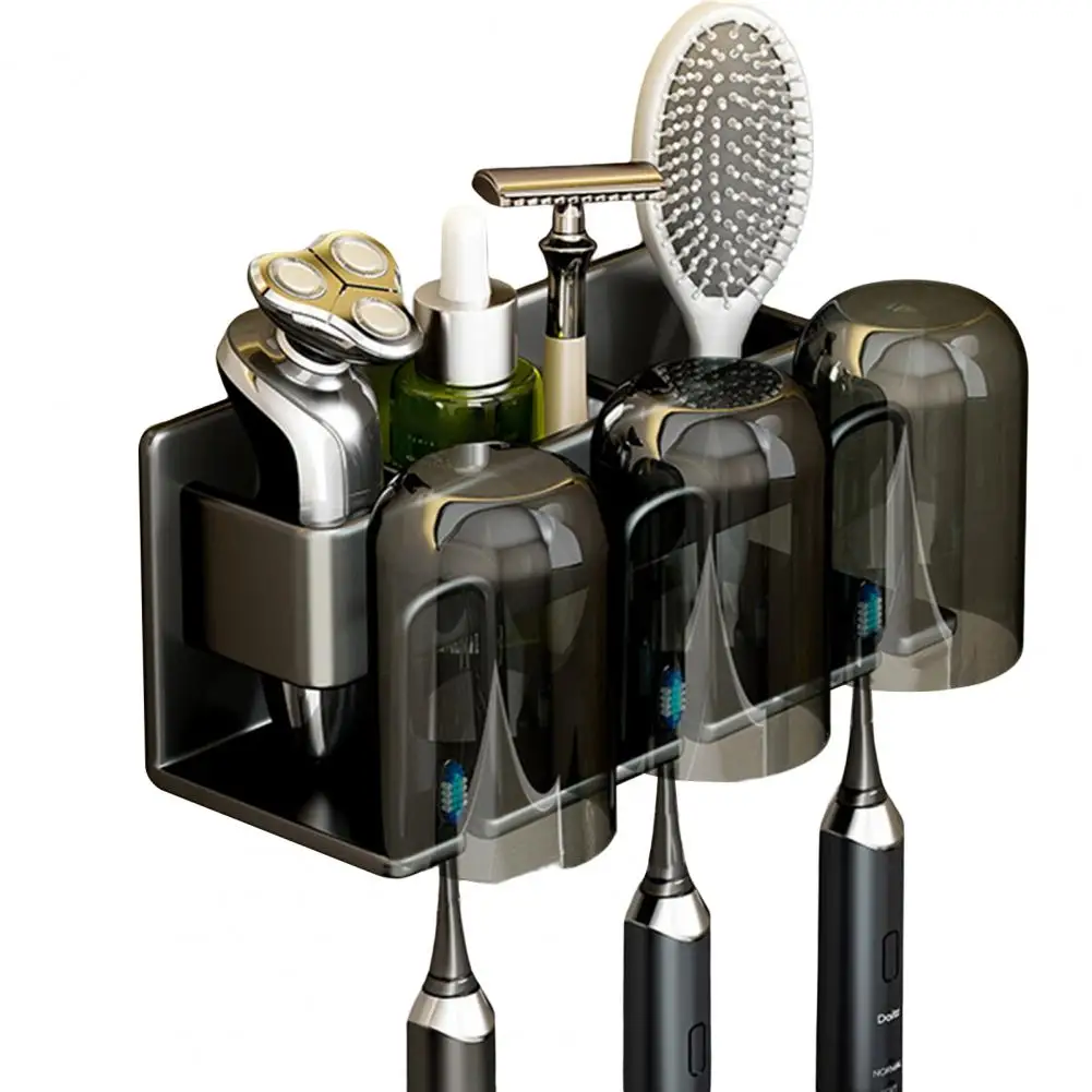 

Прочный держатель для зубных щеток, устойчивый к ржавчине стеллаж для хранения зубных щеток, держатель для зубных щеток, настенный органайзер для душа, хранение предметов