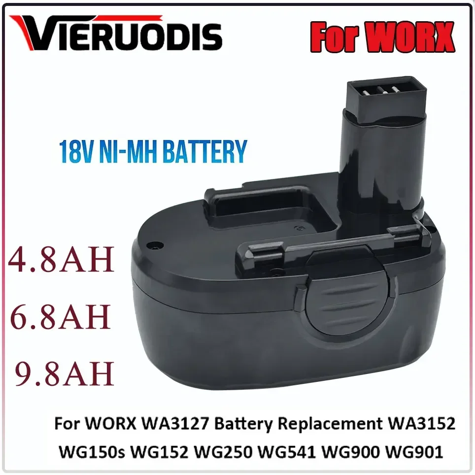 Для WORX WA3127 18 В Ni-MH 4 8 Ач 6 9 Замена аккумулятора WA3152 WG250 WG150s WG152 WG541 WG900 WG901