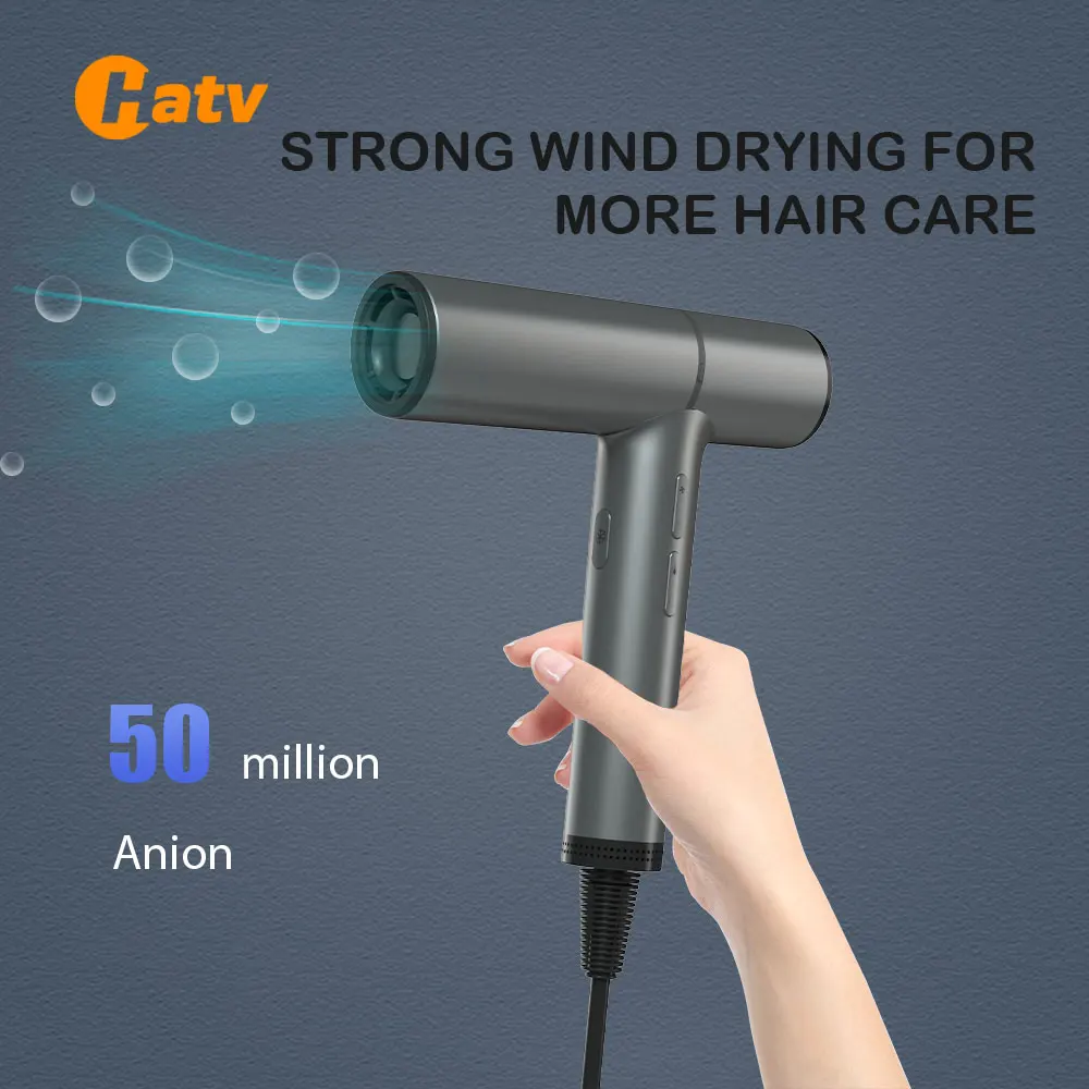 HATV H13 High Speed Anion Hair Dryers Brushless Motor Professional Hair Dryer Large Air Volume 110000Rpm Negative Ion Hair Care enlarge