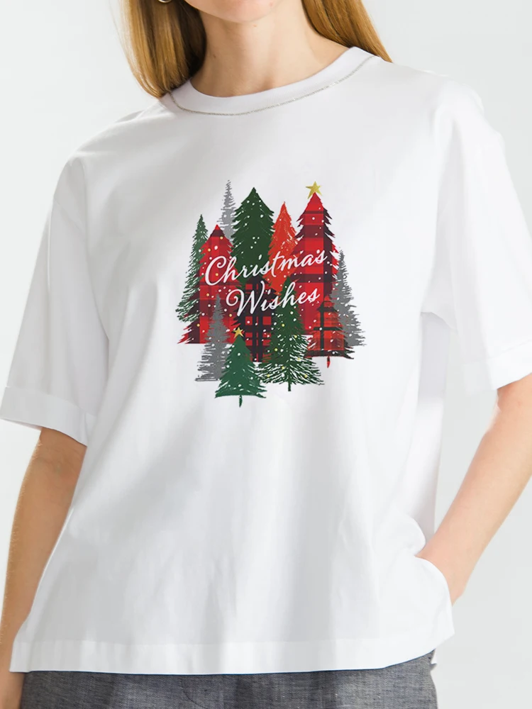 

Женская футболка с коротким рукавом и круглым вырезом, в стиле 90-х