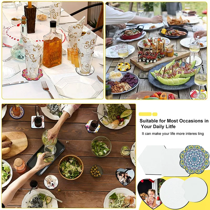 42 шт. сублимационные подставки пустая подставка для чашек с теплопередачей