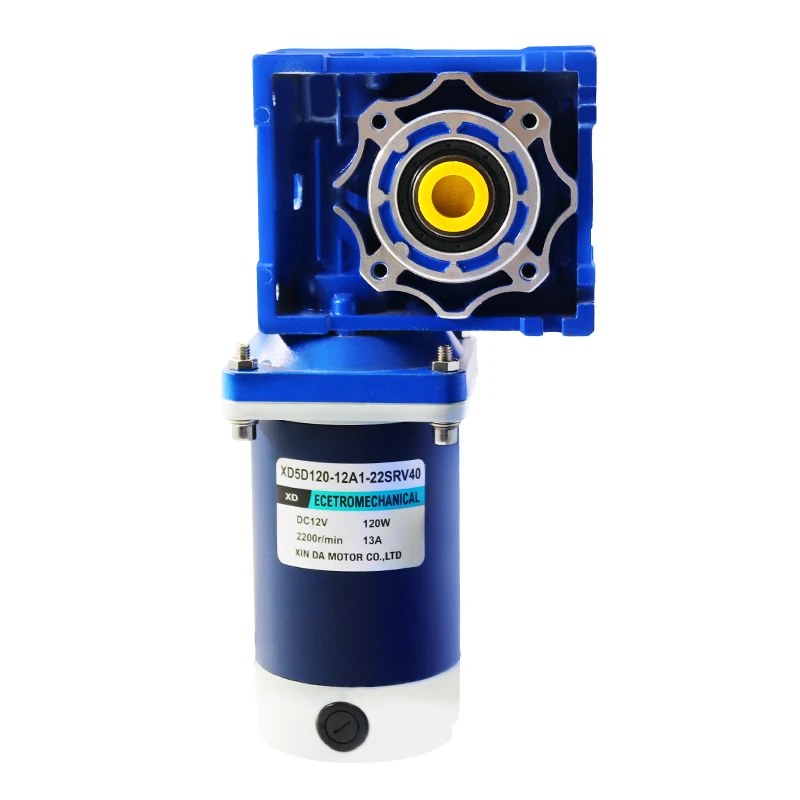 Акция 120 Вт большая червячная передача и червячный мотор-редуктор 24 В постоянного