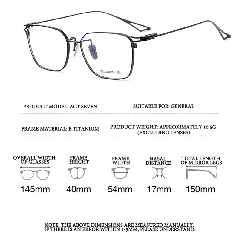 Высококачественная титановая оправа для очков брендовая металлическая мужская