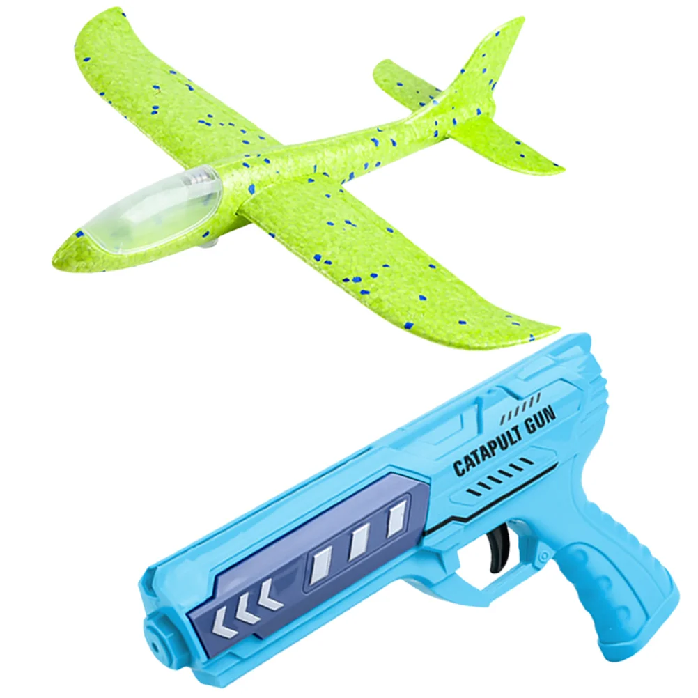 

Luminous Catapult Aircraft Airplane Toy Outdoor Toys Shooting Game Foams Kids Birthday Gift Airplanes Interesting Model