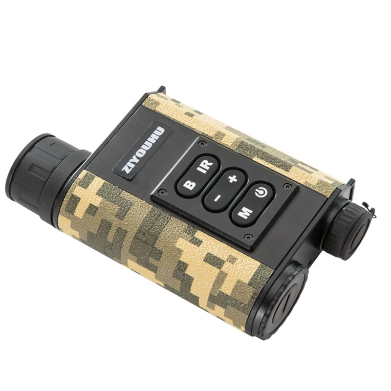 

ZIYOUHU 6X magnification black laser rangefinder 500m night vision device optical laser measuring tool distance meter outdoor