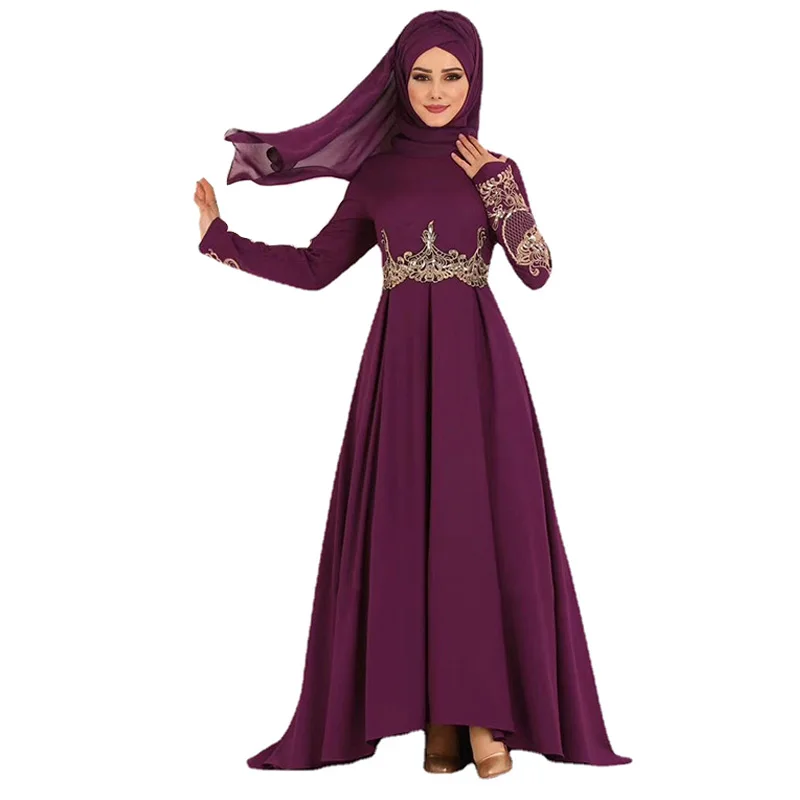Мусульманское платье, мусульманская мода, абайя, Дубай, Аппликации, элегантная женская абайя, Элегантное Длинное платье, абайя, Турция, Donsignet