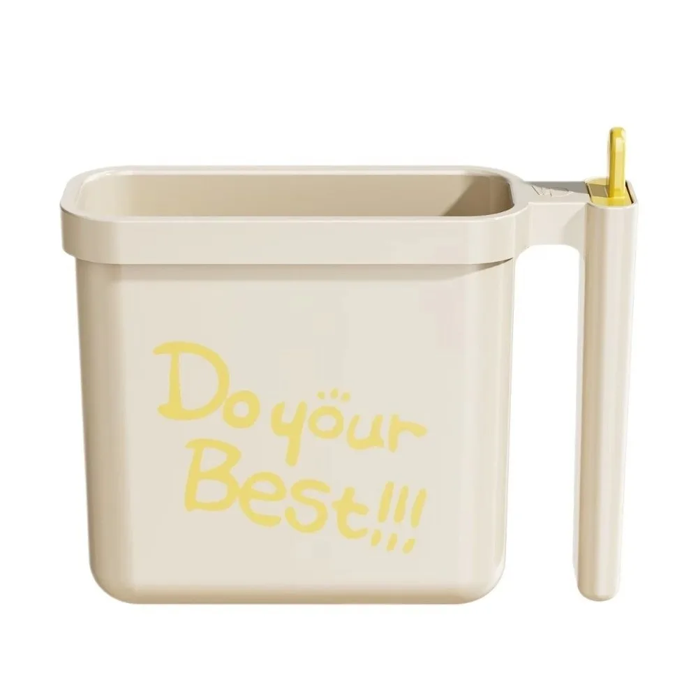 

Пластиковая миска для лапши Lazy No Wash бежевого цвета