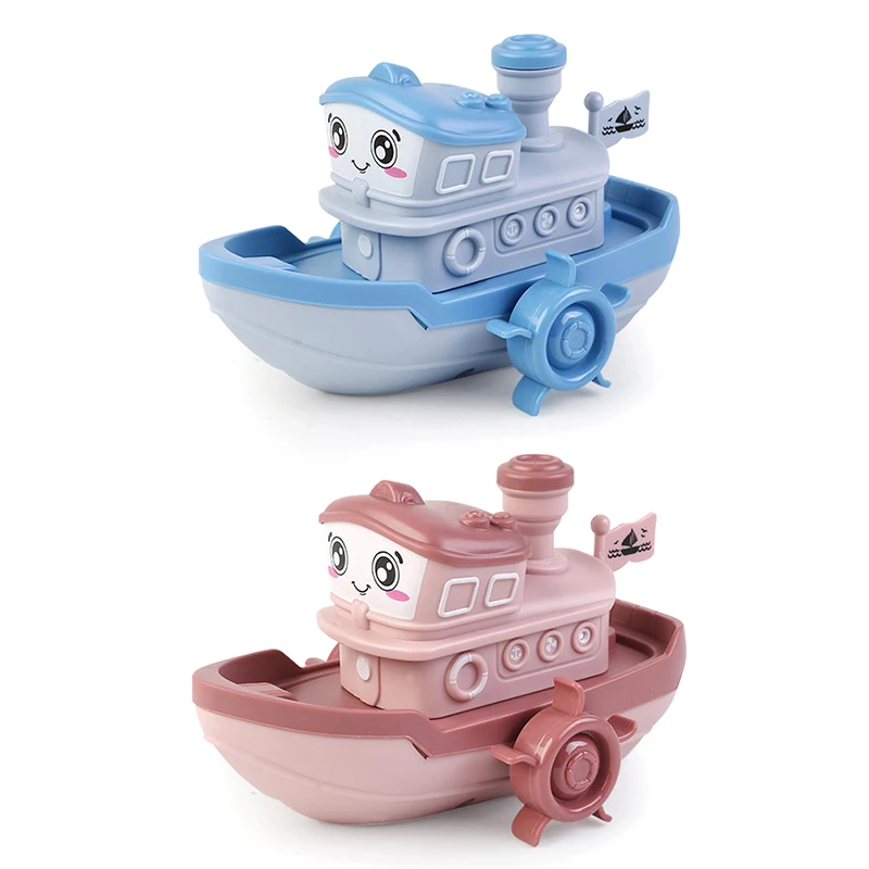 Baby Bath Toys For Kids Baby Bath Swimming Clockwork Toy Boat Wound-Up Bath Toy Beach Water Bath Toy For Kid Gifts