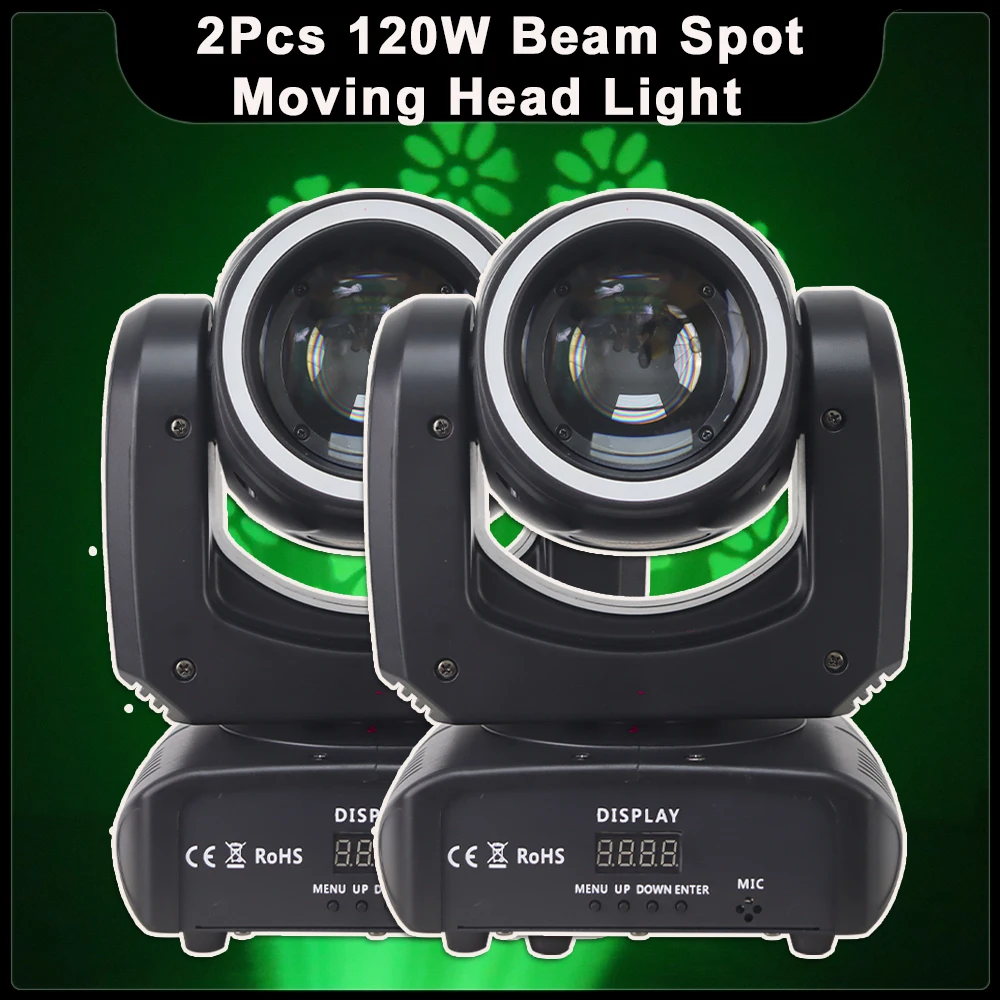 2 шт./партия светодиодная Подвижная головка с 18 призмами DMX512