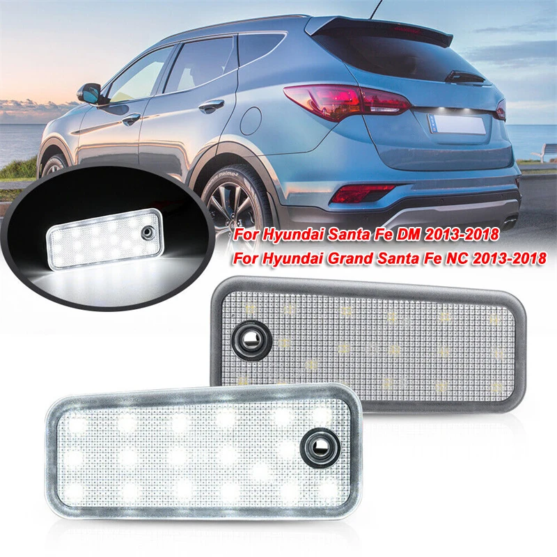 Фонарь с подсветкой для номерного знака Hyundai Santa DM Grand Fe NC 2013-2018 2 шт. - купить по
