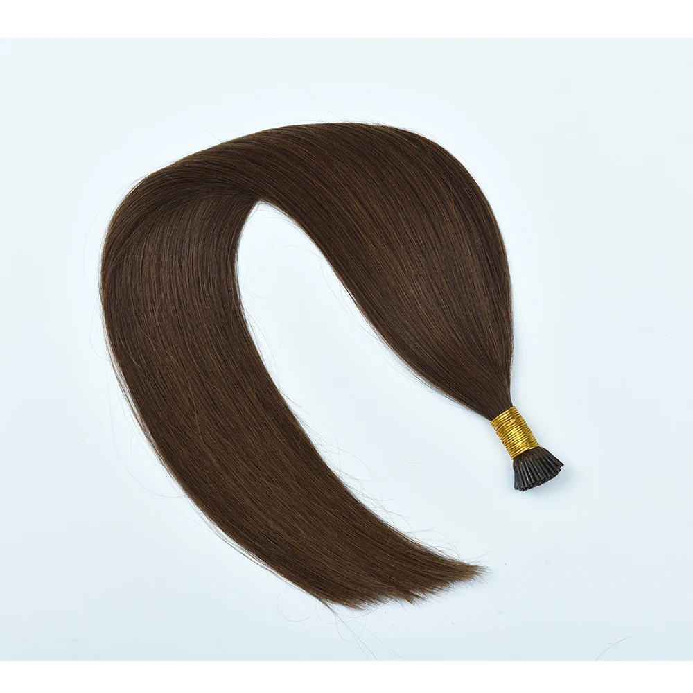 Лучшее качество I Tip Ring Extensions Человеческие волосы 100% предварительно скрепленные
