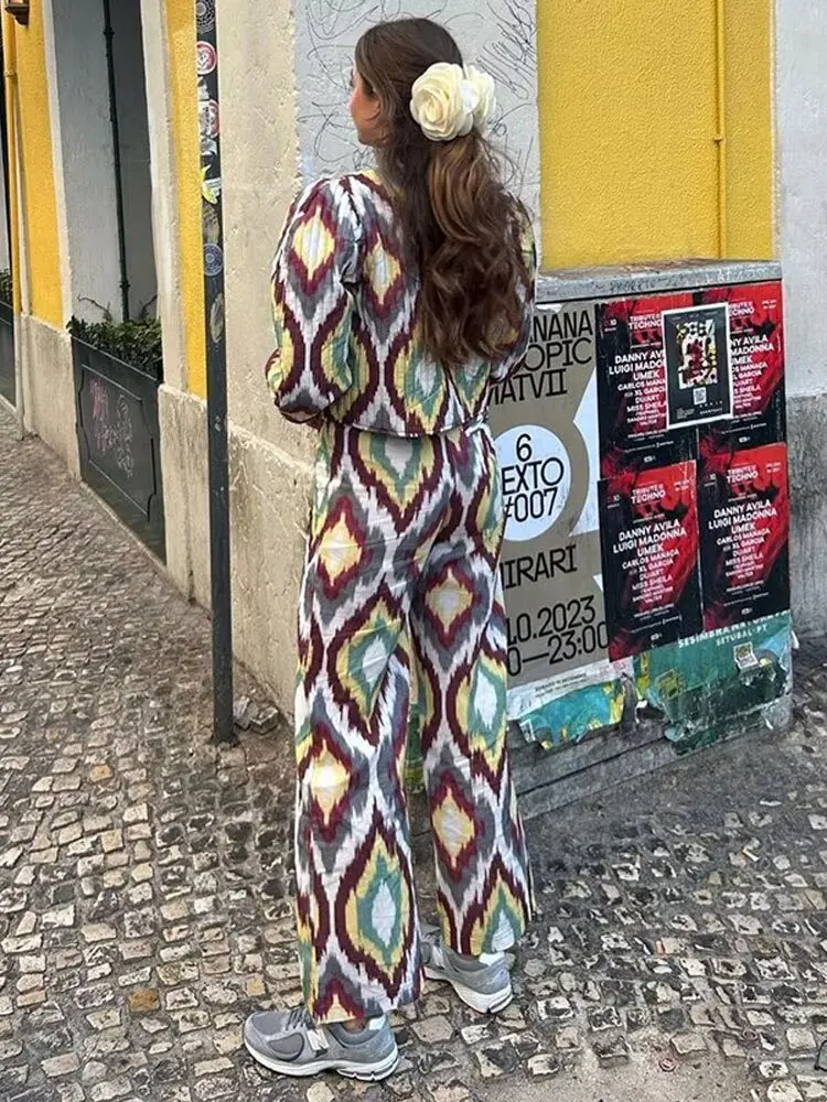 Новинка весна-лето Лидер продаж Женская одежда темпераментный принт стеганое