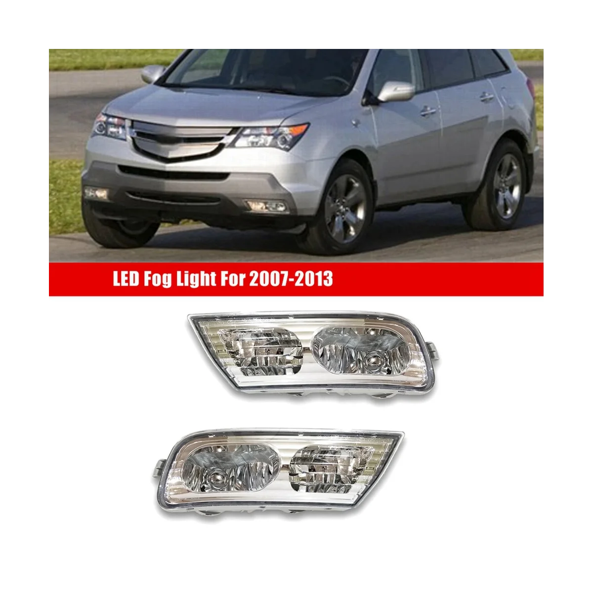 

Передняя и правая передняя противотуманная модель автомобиля для Honda Acura MDX 2007-2009 33901-STX-H01
