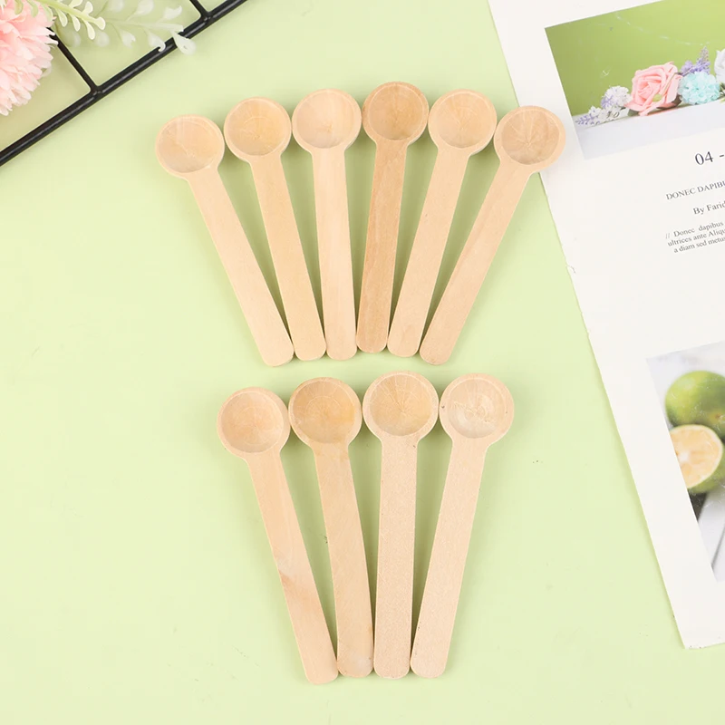 10 шт. деревянные мерные ложки для соли и специй