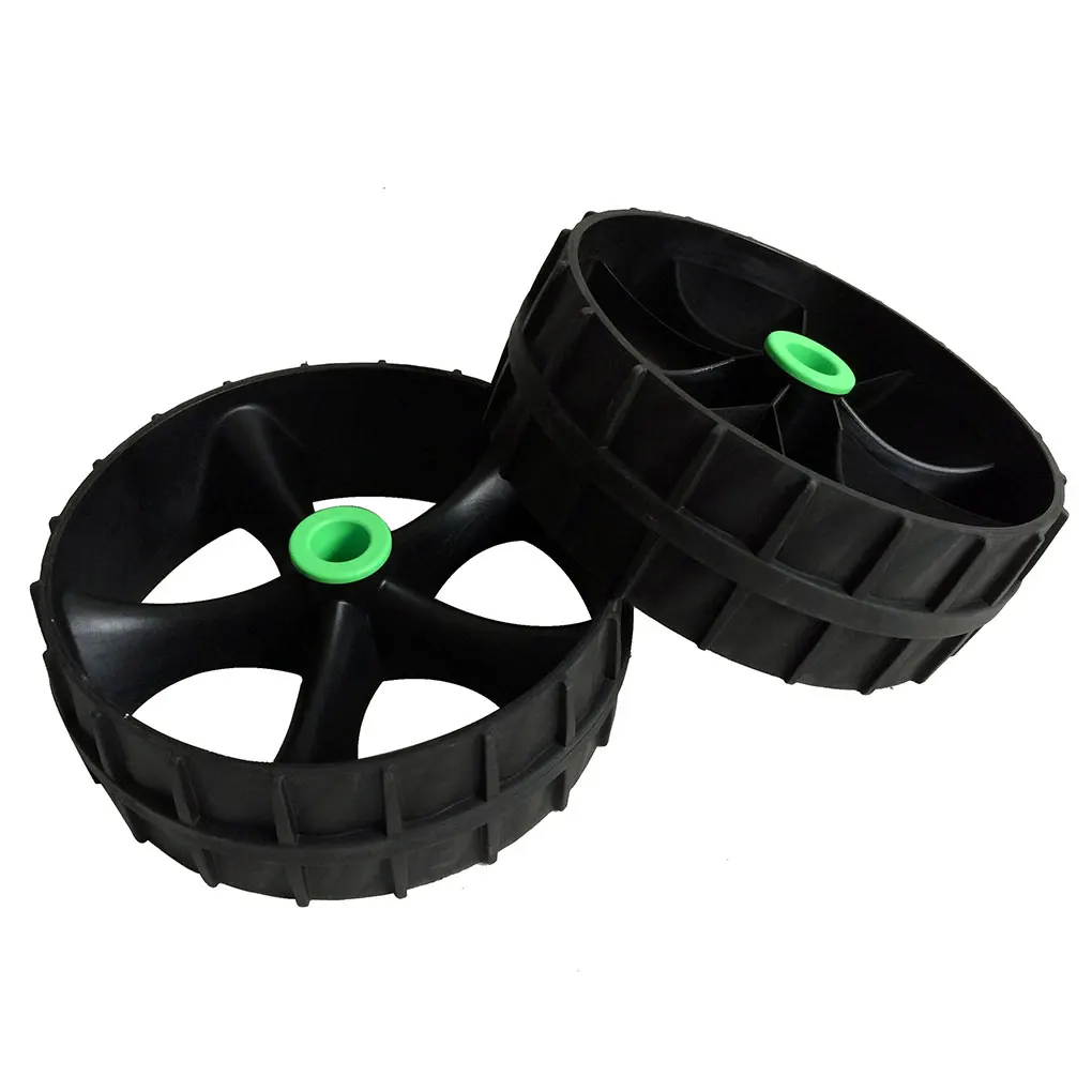 

Kayak Wheel with TPE Surface Dolly Trailer Easy Installation inches Trolley Cart Tire Convenient Replacement Wheels Adults
