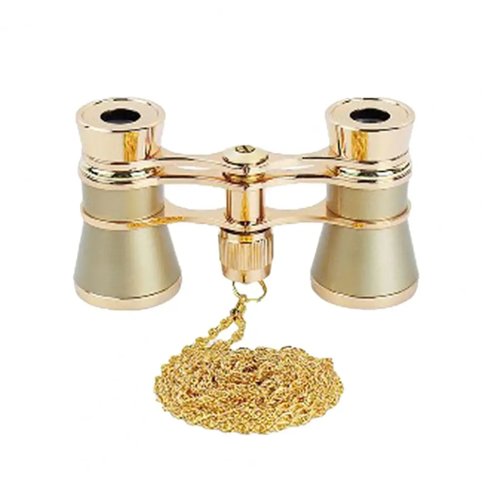 

Reliable Golden-plated Metal with Necklace Theater Musical Concert Telescope for Outdoor Theater Glasses Telescope