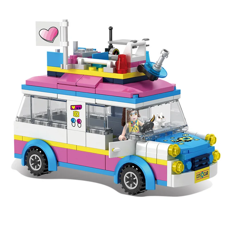 

Строительные блоки, маленькие частицы, совместимы с автомобилем научной миссии, детские игрушки, пазлы для мальчиков и девочек, подарки для сборки