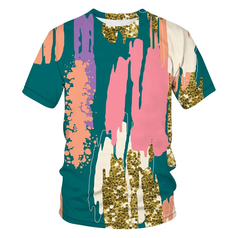 Футболка мужская оверсайз с коротким рукавом Повседневная рубашка принтом