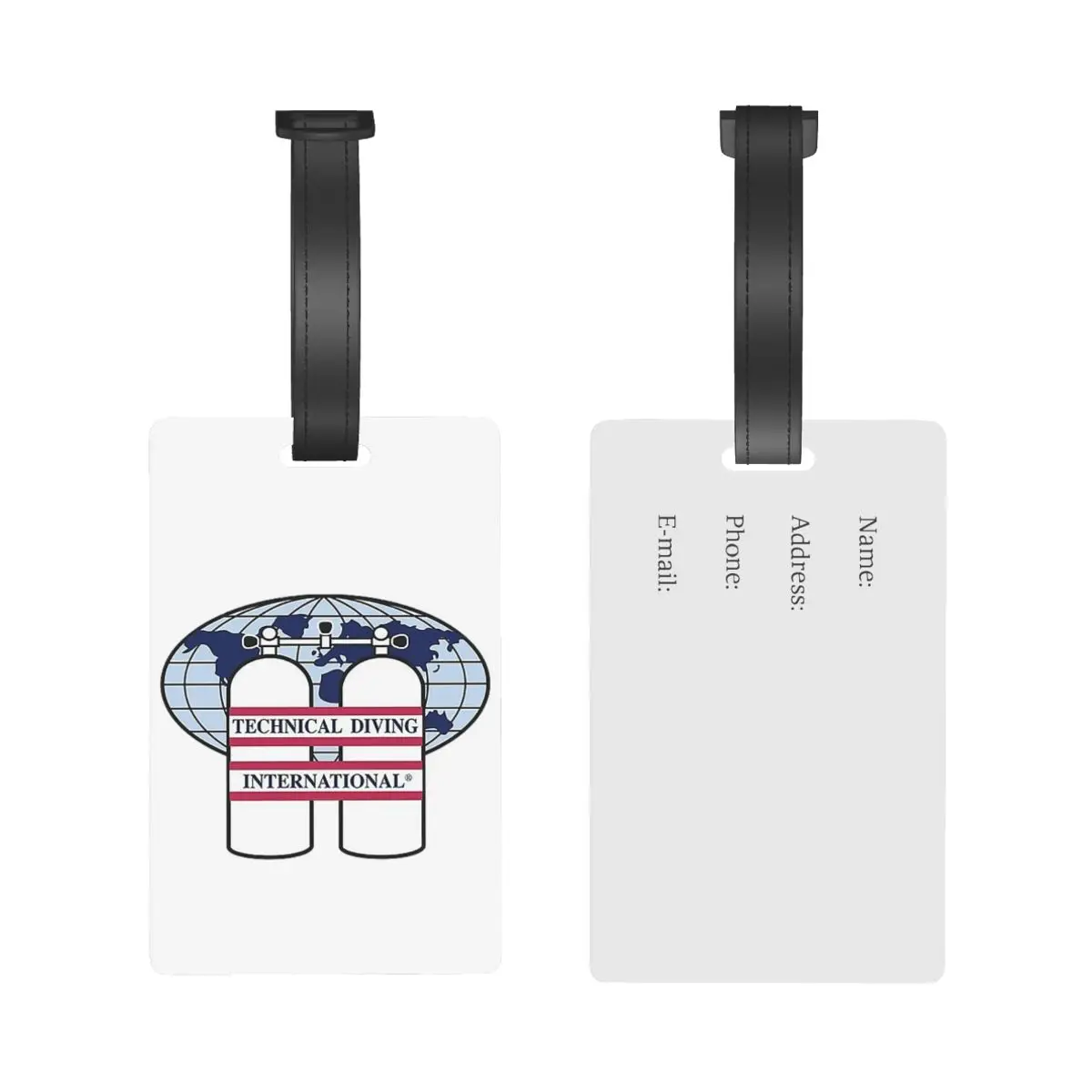 Подводное плавание с аквалангом и дайвером подарочные багажные бирки аксессуары