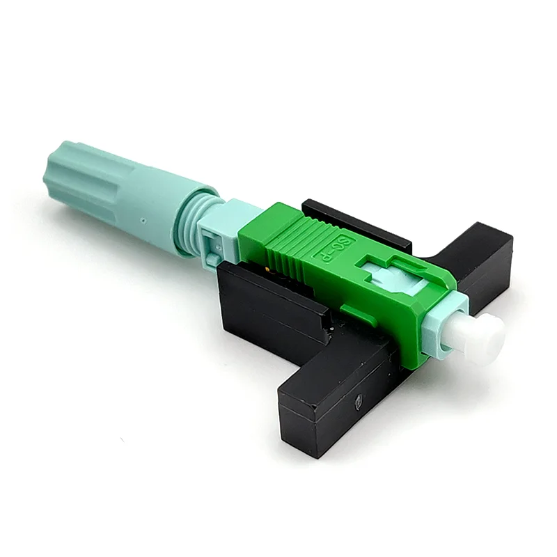 Free Shipping  FTTH Tool Cold Connector Tool Fiber Optic Fast Connnector High Quality 58MM SC APC UPC SM Single-Mode Optical Con