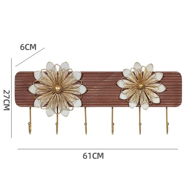 Организация Эстетическая вешалка-держатель для прихожей устойчивая индийская