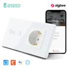 Переключатель для штор BSEED Tuya Zigbee с поддержкой Wi-Fi, с электроприводом