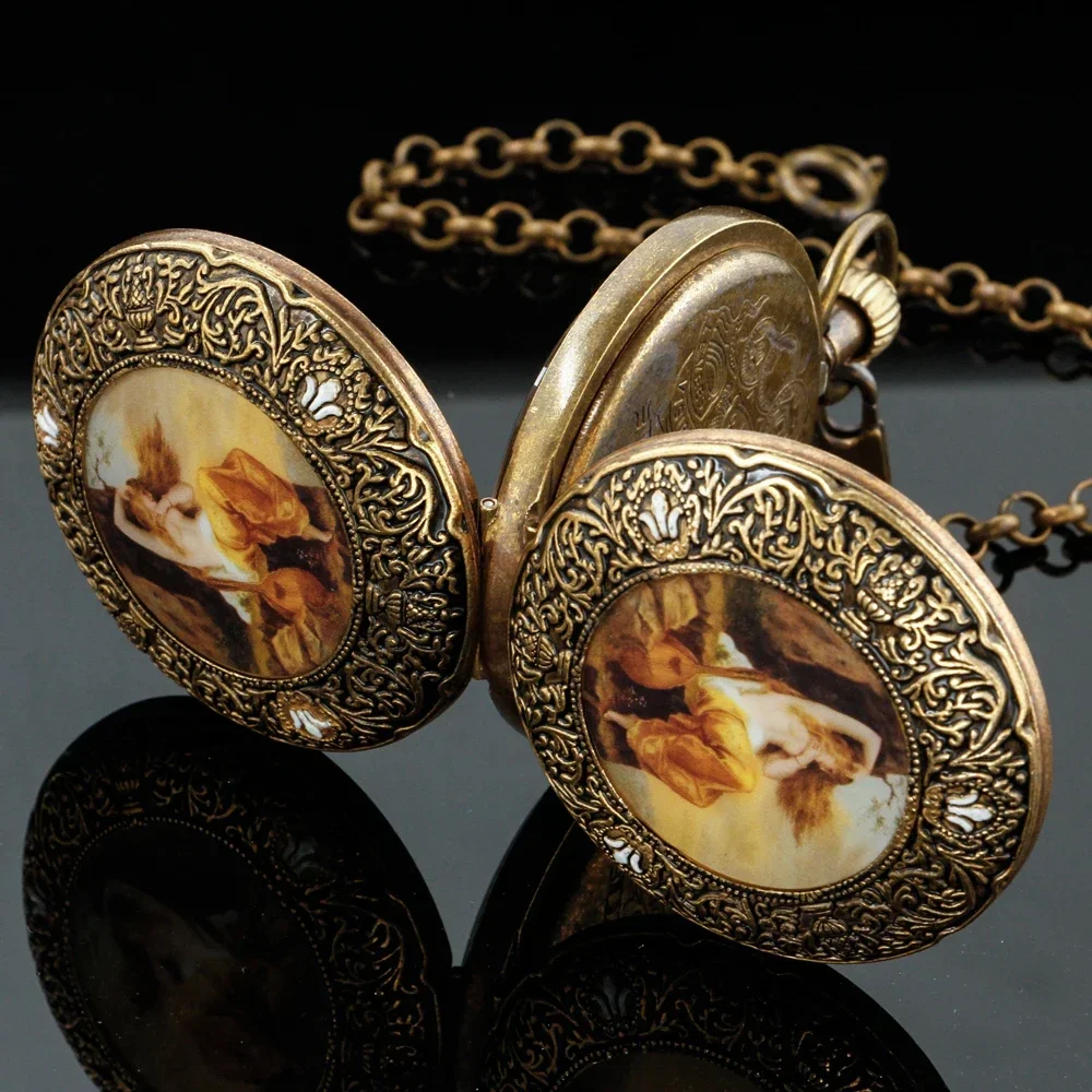 Часы-скелетоны в стиле ретро Классические Механические наручные часы-подвески с