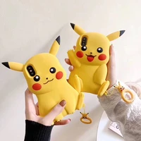 3d stereoscopic pokemon pikachu phone cases for iphone 13 12 11 pro max xr xs max 8 x 7 se 2020 back cover