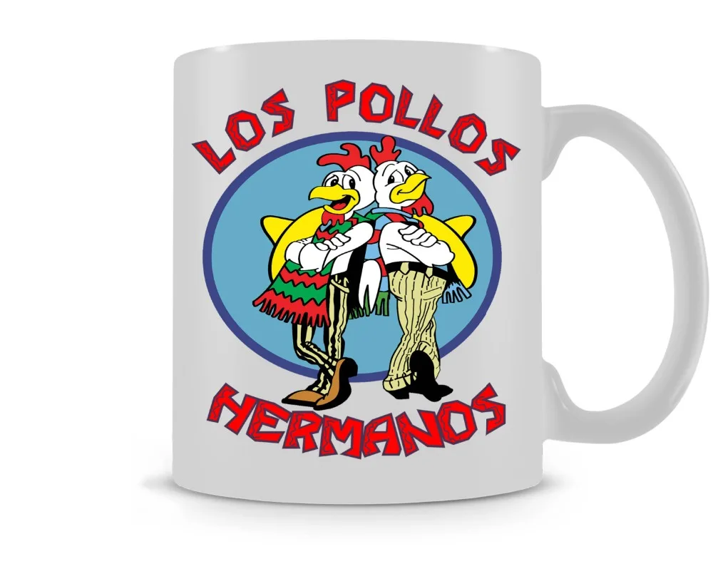 

TV Breaking Bad Mugs Heisenberg Cups Better Call Saul Fried Chicken Shop mugen Los Pollos Hermanos Drinkware Teaware Home Decal