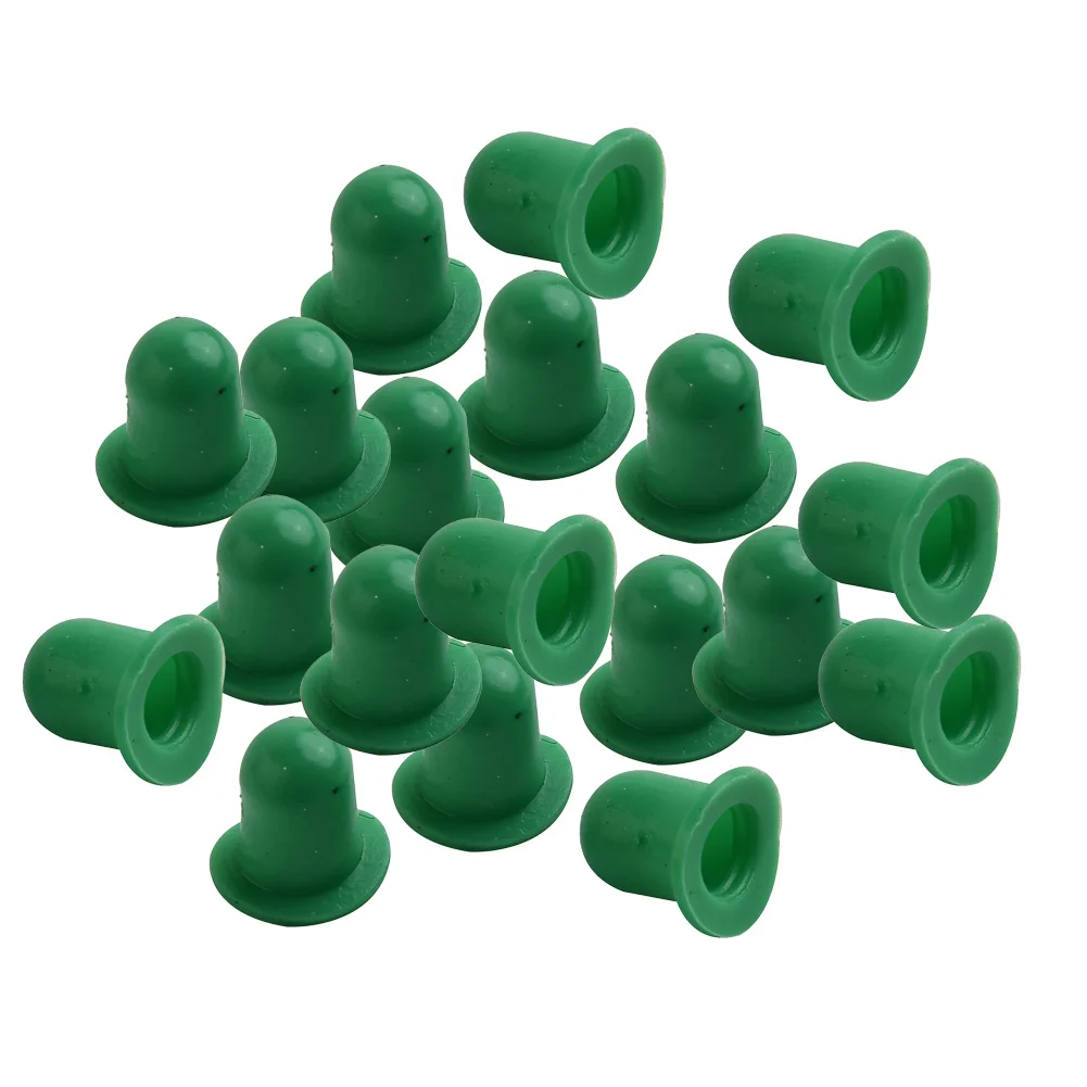 

For Fiat Replaces 71717421 Molded Clips With Rubber Cover Durable Nylon+Rubber Retainer Waterproof White+Light Blue