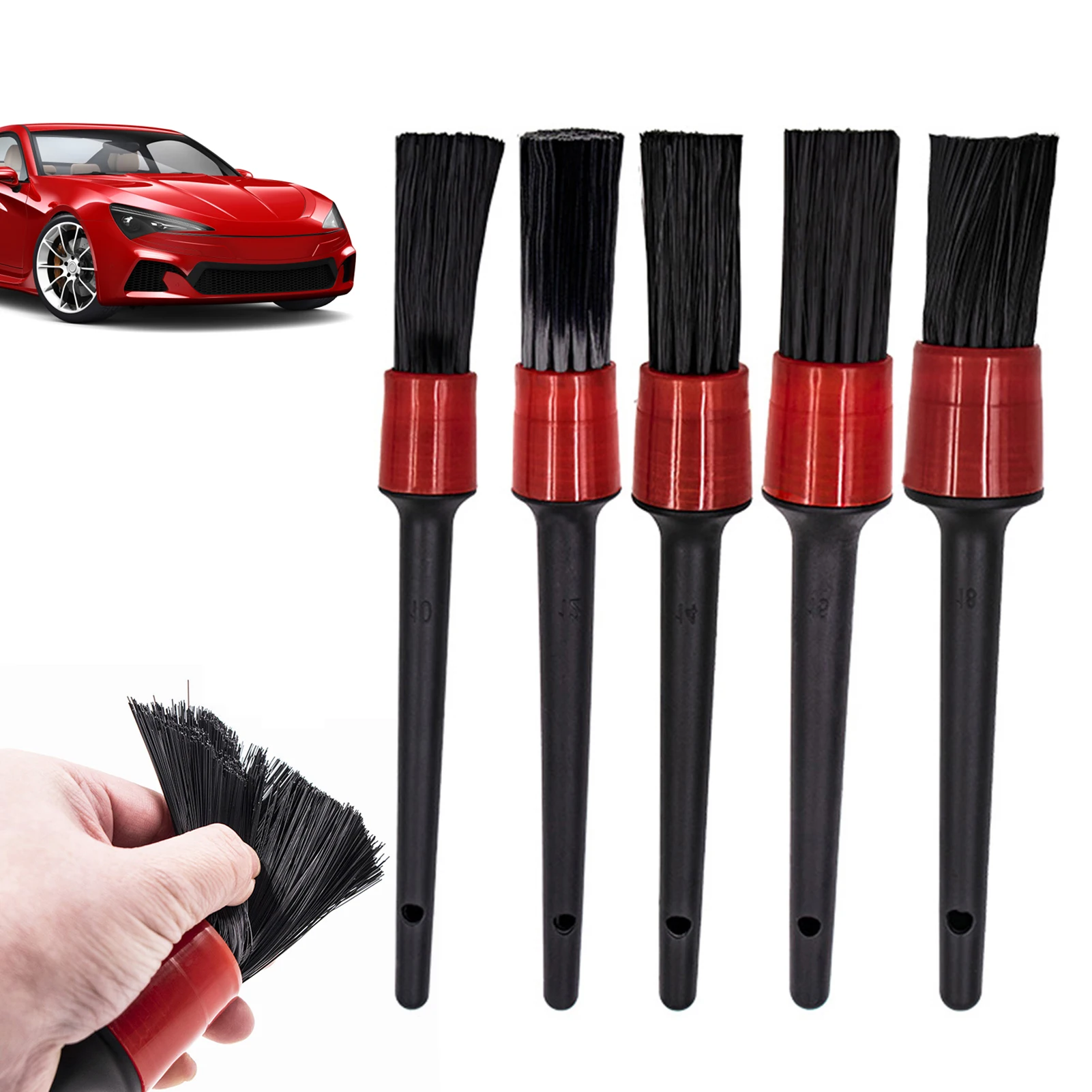 

5 шт., щётки для салона автомобиля
