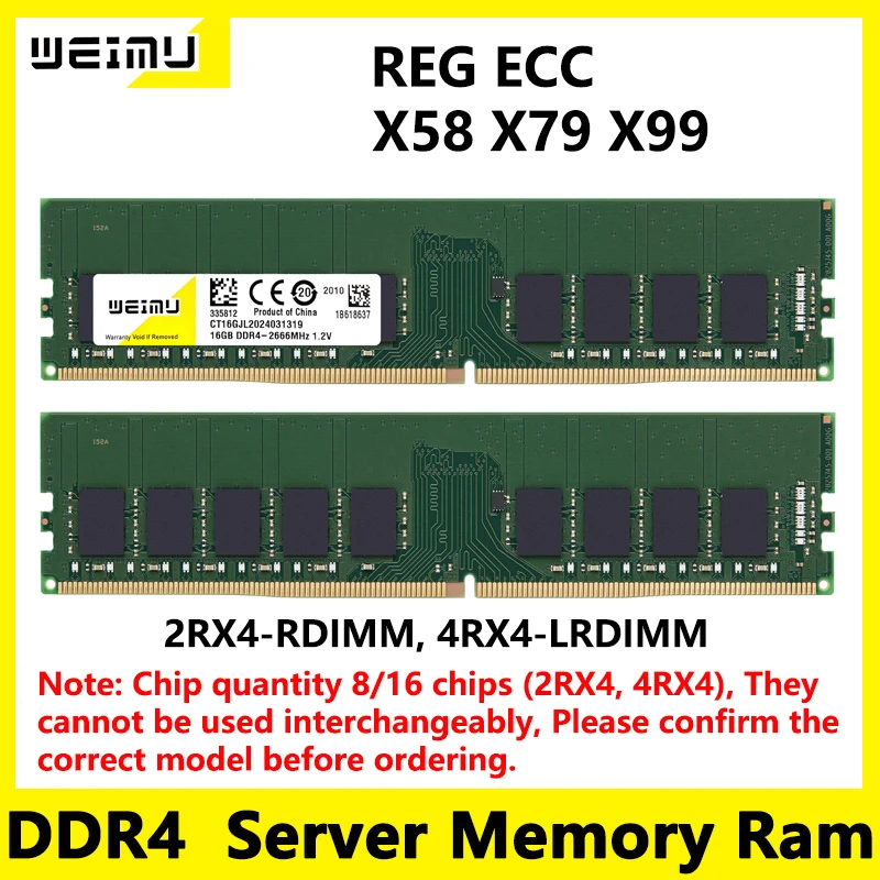 Оперативная память для сервера DDR4 4/8/16 ГБ, 2666/3000/3200 МГц ...