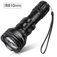 uniquefire 1903 ir 810nm infrared led flashlight illuminator 3 modes adjustable torch night vision scope outdoor hunting