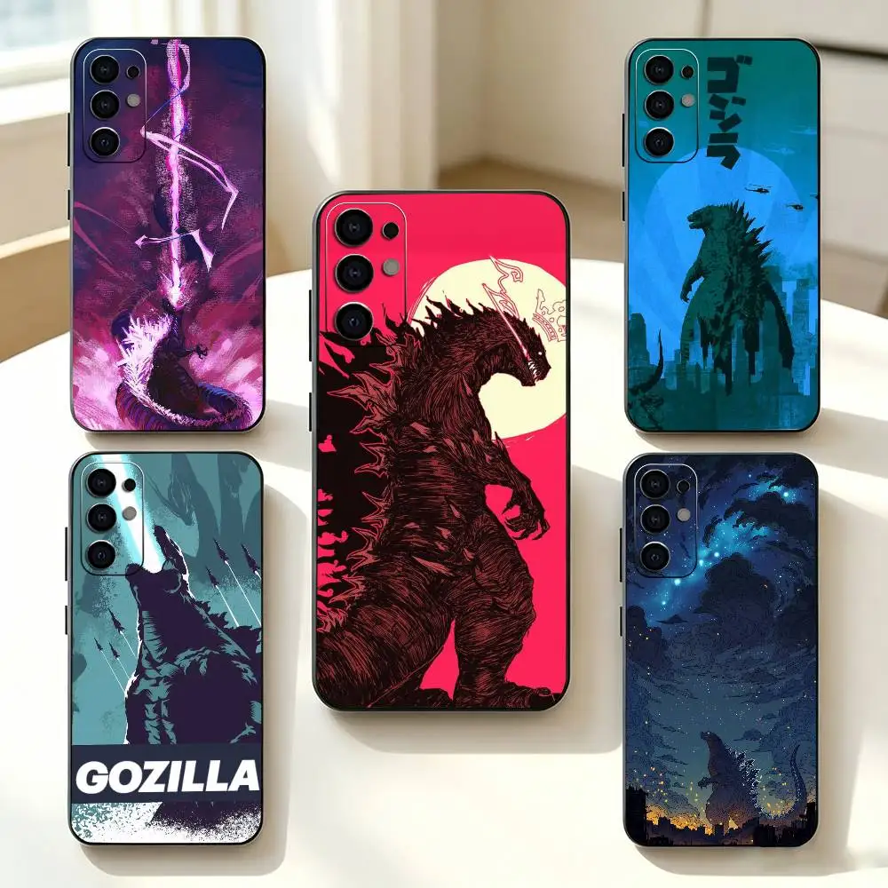 Фото Чехол для телефона Japan Monster G-Godzillas-s для Samsung S25, S24, S21, S22, S23, S30, Ultra, S20, Plus, FE, Lite, Note, 10, черный №1