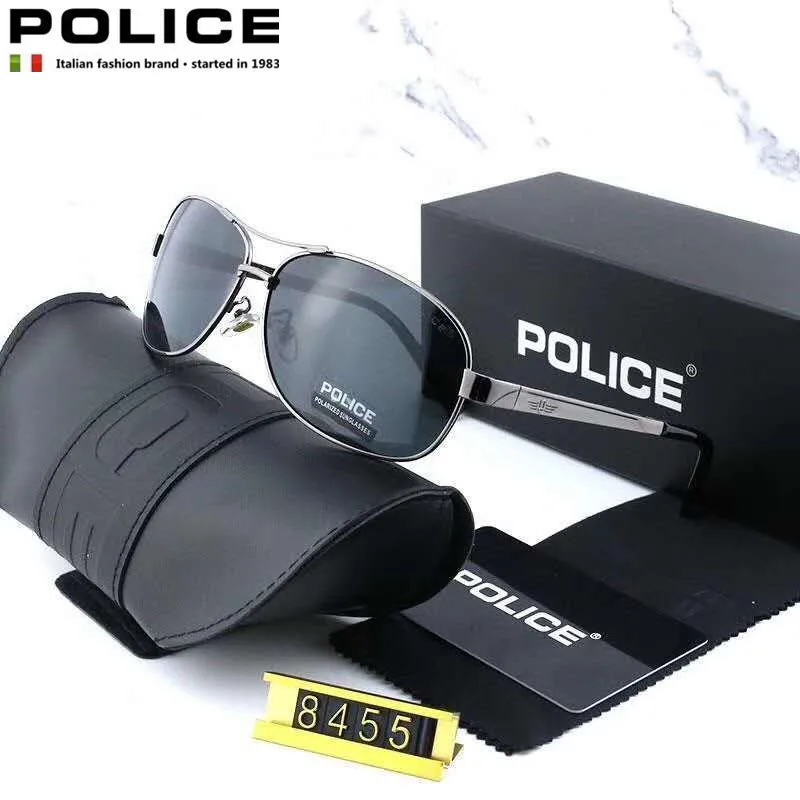 

POLICE Luxury Brand Sunglasses Men Pilot Polarized Lenses Sun Glass UV400 Eyeware Outdoor Men's Glasses Des Lunettes De Soleil
