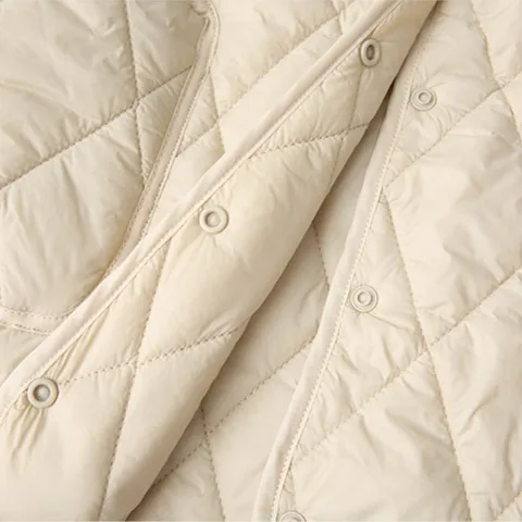 BISENMADE Женская парка осенняя тонкая  плюс сайз