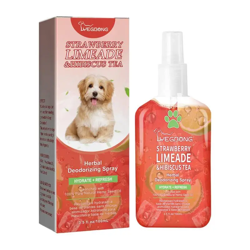 

Dog Spray Deodorizer Dog Cats Perfume Spray Long Lasting Cleaning Deodorant Remove Kitten Bad Breath Pet Supplies Accessories