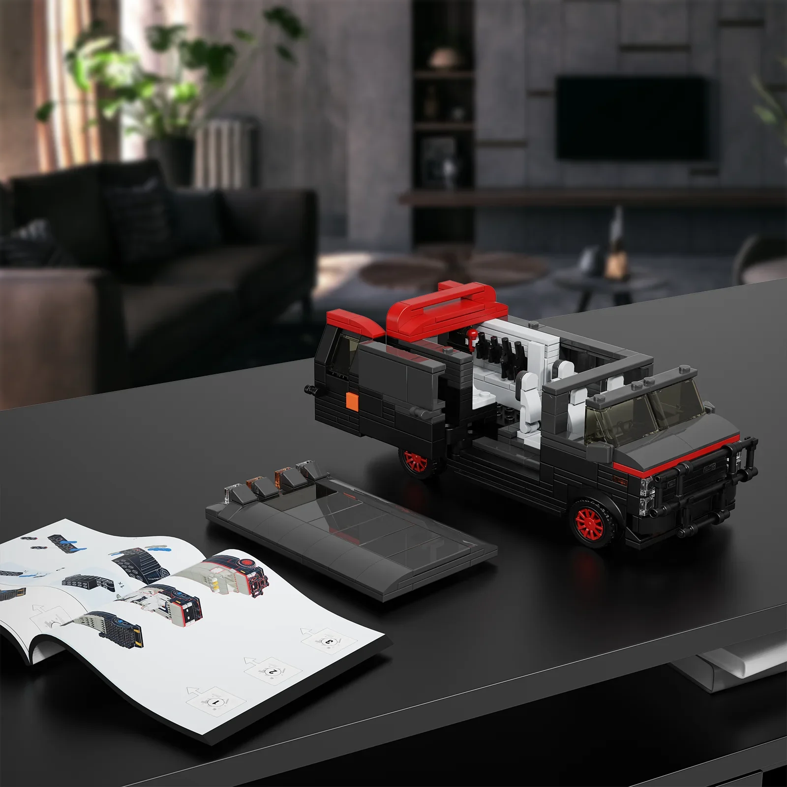 Детский конструктор MOC Teamed Van