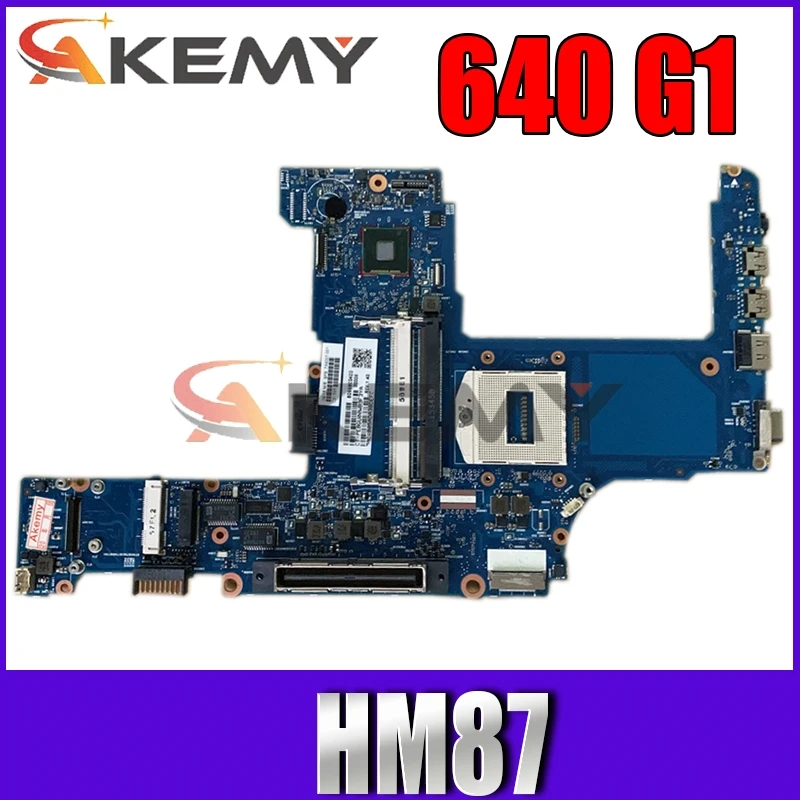 

Материнская плата AKemy для ноутбука HP ProBook 640 G1 650 G1 HM87, материнская плата 6050A2566301-MB-A04 SR17D
